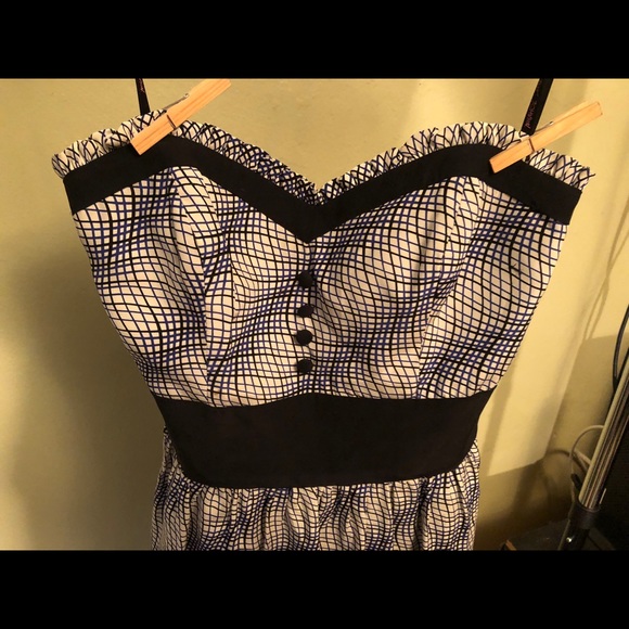 Strapless Silk Betsey Johnson Dress - Picture 2 of 6